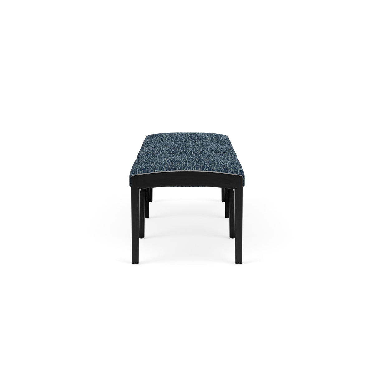 Lenox Wood Waiting Reception 3 Seat Bench Wood Frame
