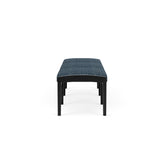 Lenox Wood Waiting Reception 3 Seat Bench Wood Frame