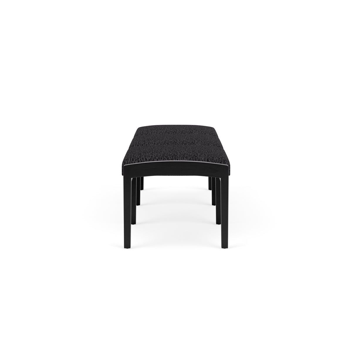 Lenox Wood Waiting Reception 3 Seat Bench Wood Frame