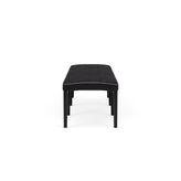 Lenox Wood Waiting Reception 3 Seat Bench Wood Frame