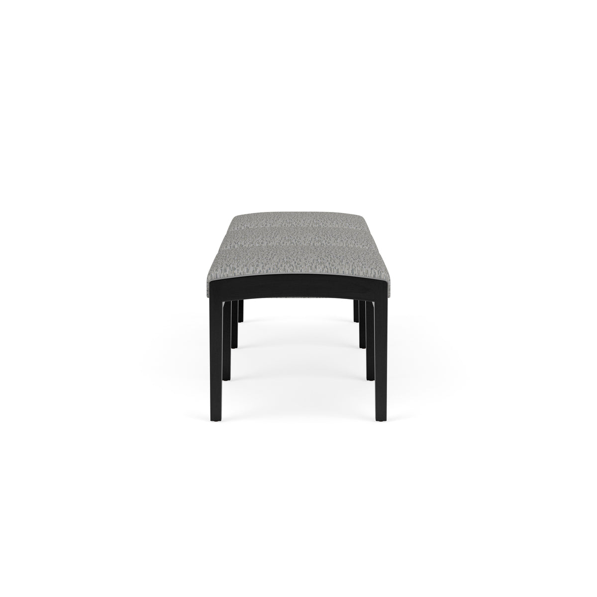 Lenox Wood Waiting Reception 3 Seat Bench Wood Frame
