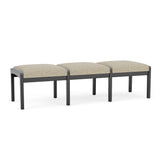 Lenox Wood Waiting Reception 3 Seat Bench Wood Frame