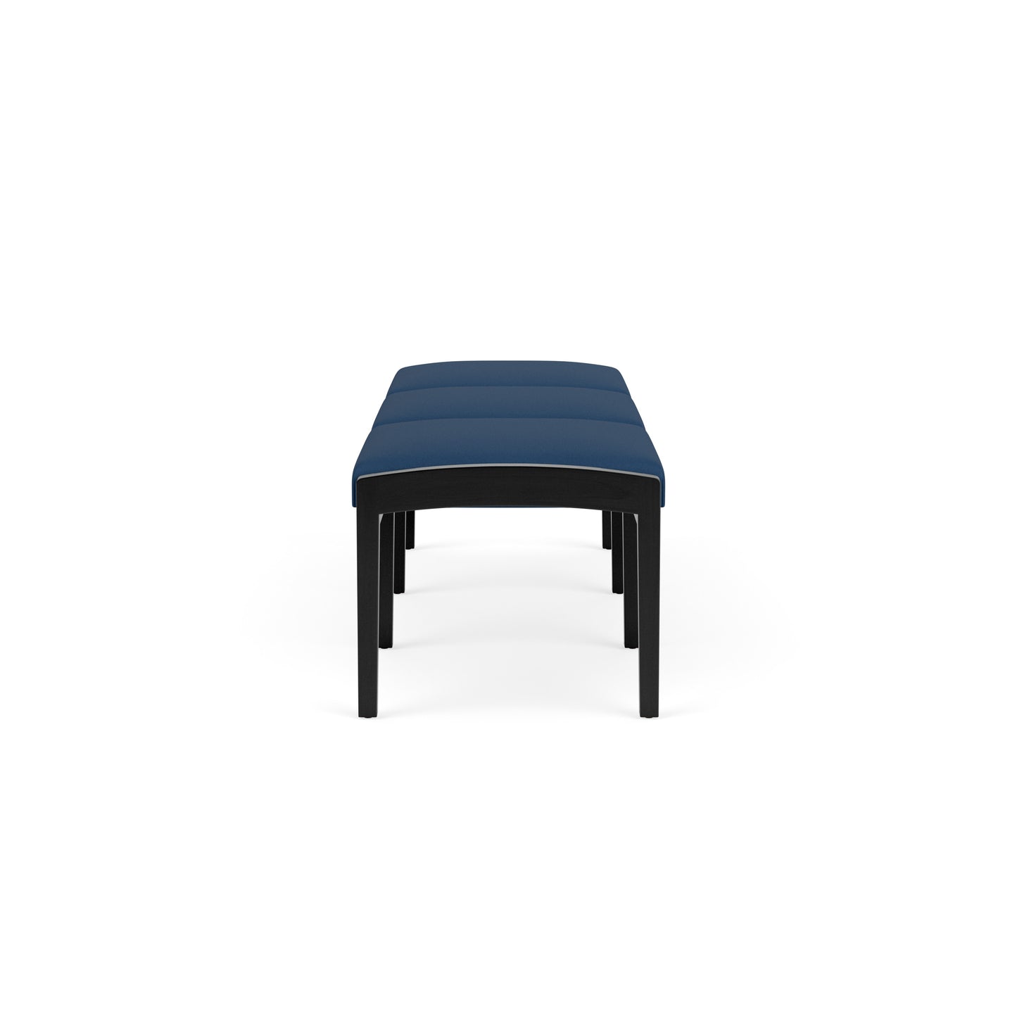 Lenox Wood Waiting Reception 3 Seat Bench Wood Frame