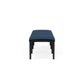 Lenox Wood Waiting Reception 3 Seat Bench Wood Frame