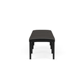Lenox Wood Waiting Reception 3 Seat Bench Wood Frame