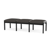 Lenox Wood Waiting Reception 3 Seat Bench Wood Frame