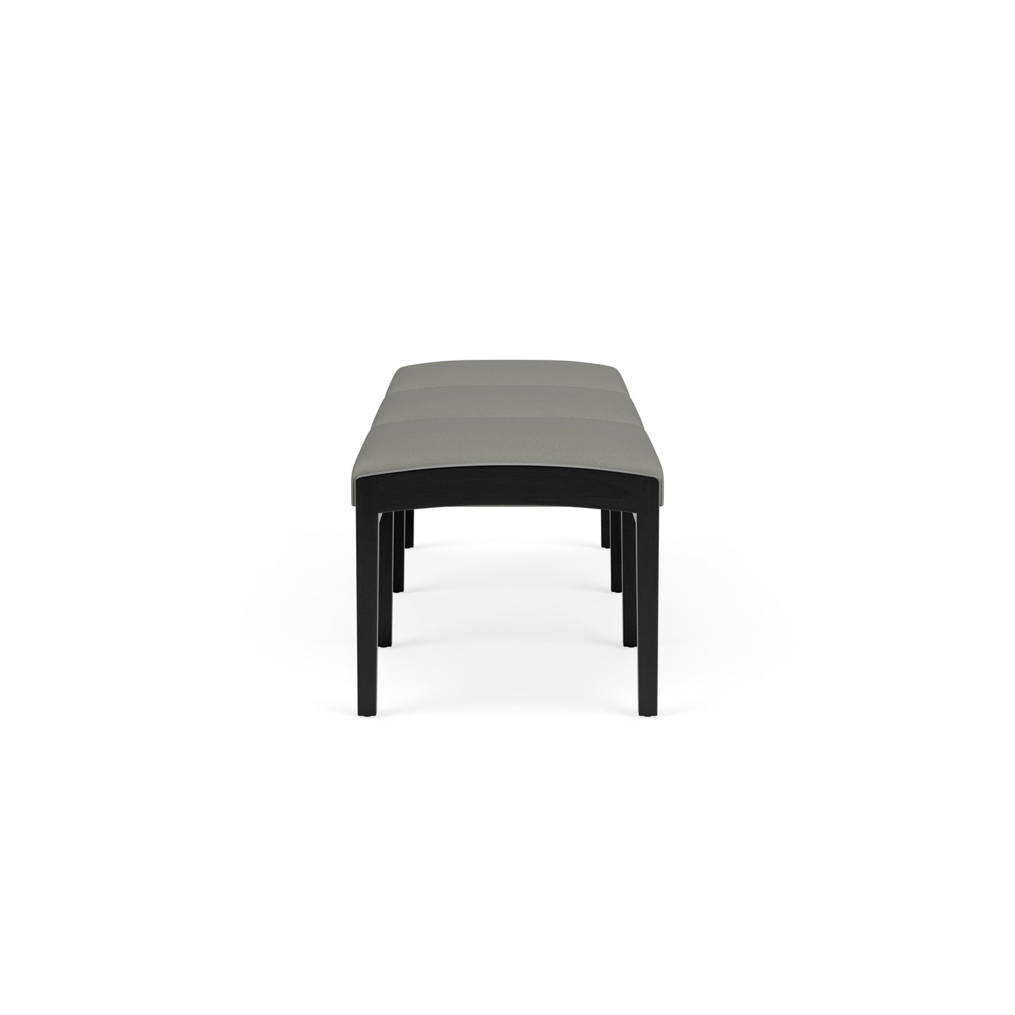 Lenox Wood Waiting Reception 3 Seat Bench Wood Frame