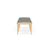 Lenox Wood Waiting Reception 3 Seat Bench Wood Frame