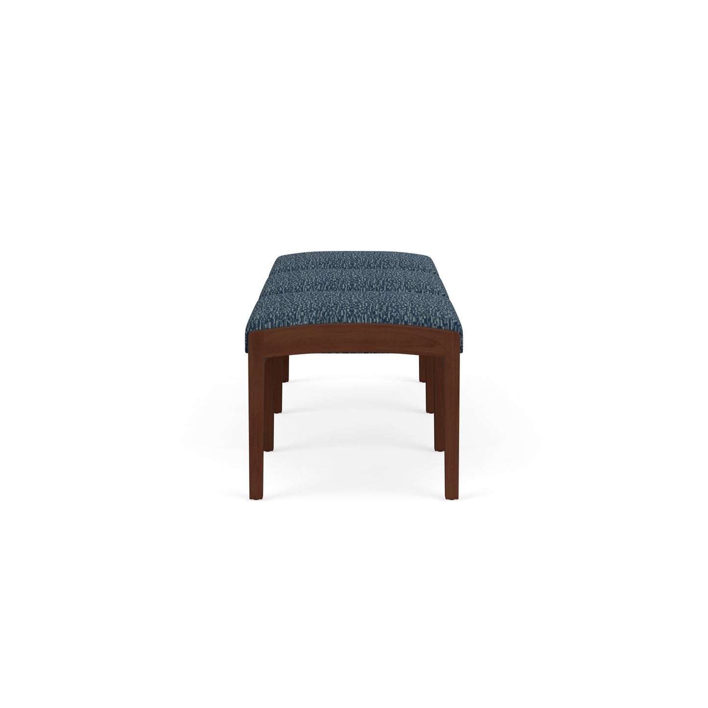 Lenox Wood Waiting Reception 3 Seat Bench Wood Frame