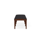 Lenox Wood Waiting Reception 3 Seat Bench Wood Frame