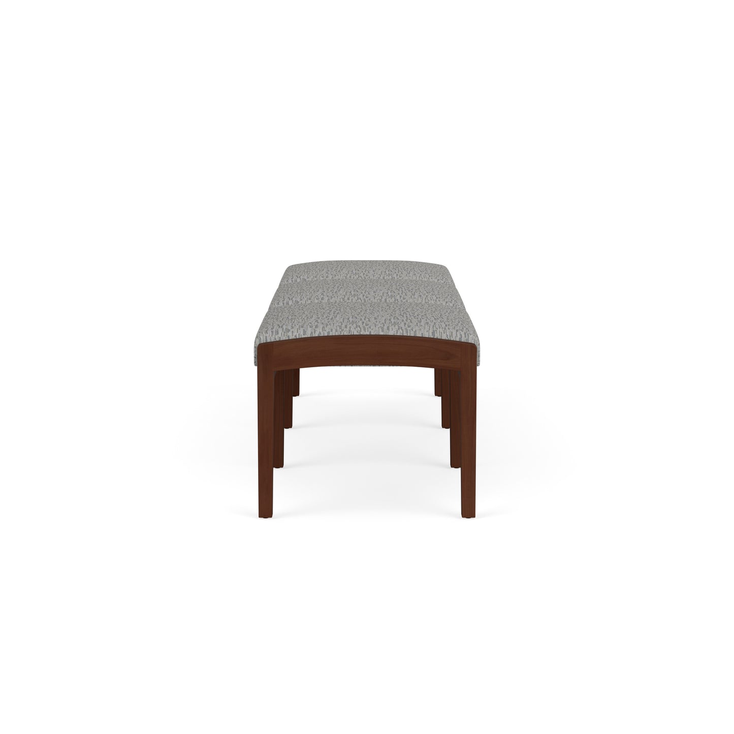 Lenox Wood Waiting Reception 3 Seat Bench Wood Frame