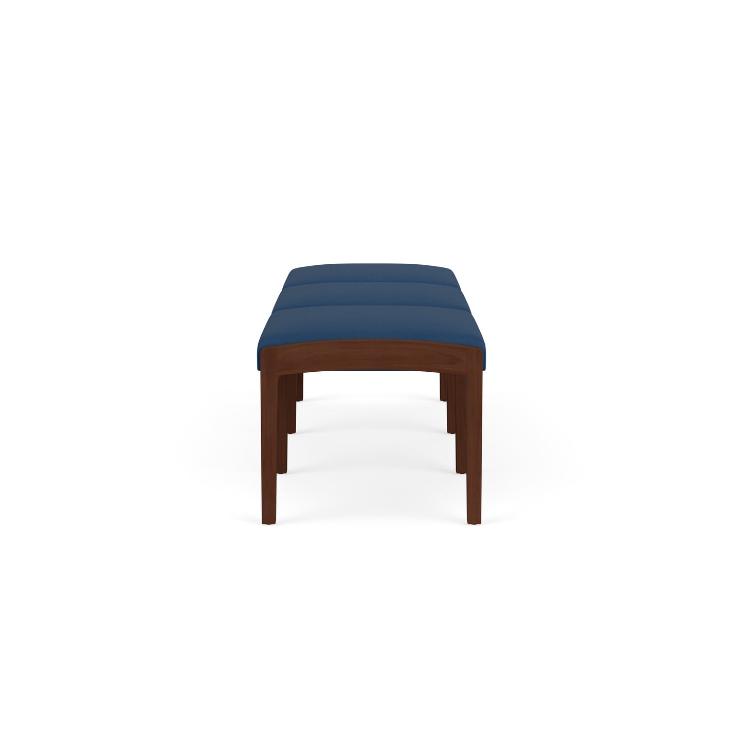 Lenox Wood Waiting Reception 3 Seat Bench Wood Frame