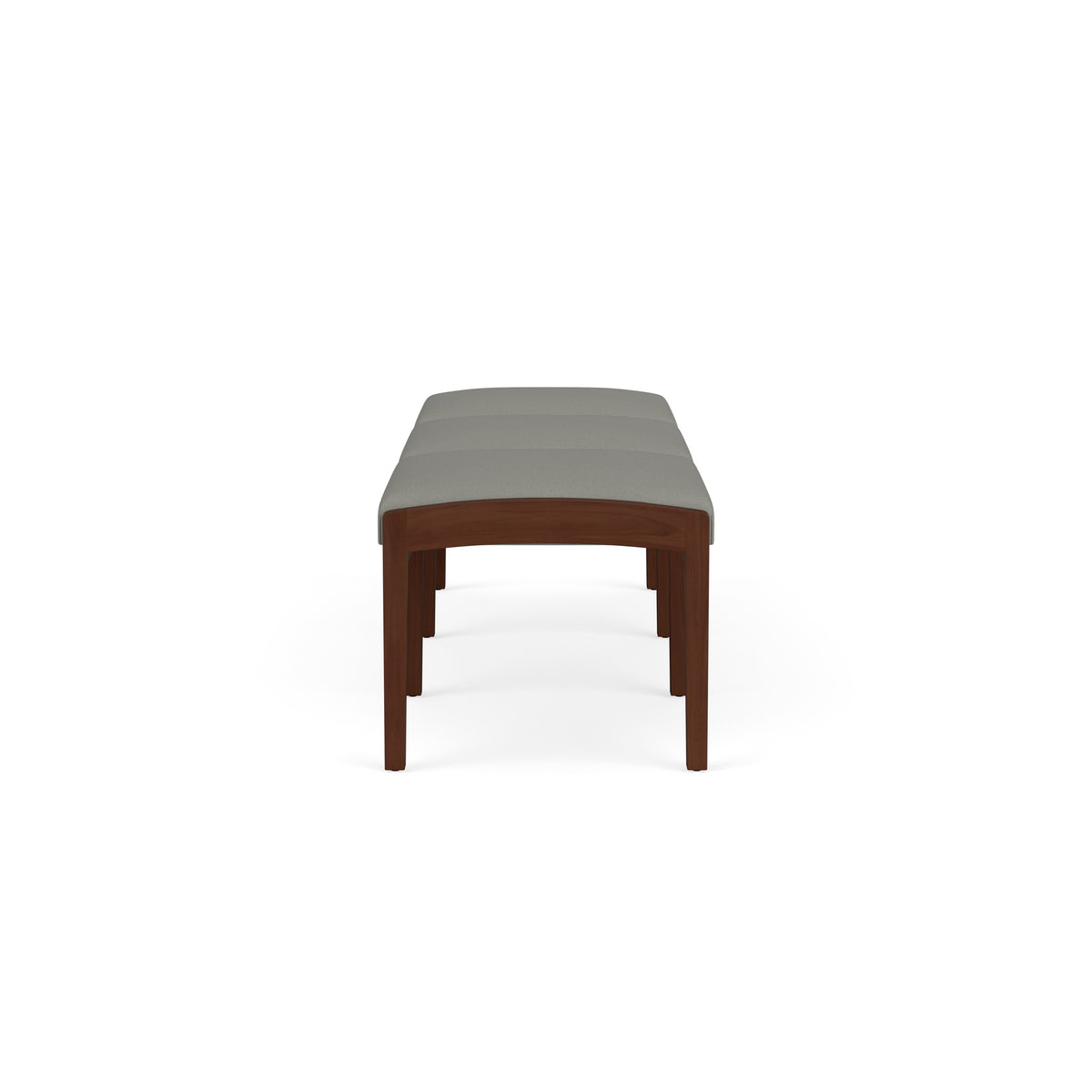 Lenox Wood Waiting Reception 3 Seat Bench Wood Frame