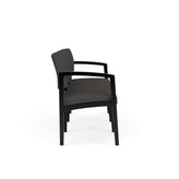 Lenox Wood Waiting Reception 3 Seat Tandem Seating Wood Frame No Center Arms