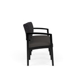 Lenox Wood Waiting Reception 3 Seat Tandem Seating Wood Frame No Center Arms