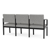Lenox Wood Waiting Reception 3 Seat Tandem Seating Wood Frame