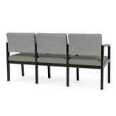 Lenox Wood Waiting Reception 3 Seat Tandem Seating Wood Frame