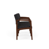 Lenox Wood Waiting Reception 3 Seat Tandem Seating Wood Frame