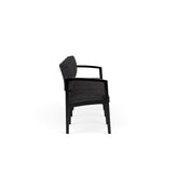 Lenox Wood Waiting Reception 4 Seat Tandem Seating Wood Frame No Center Arms