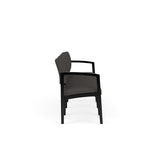 Lenox Wood Waiting Reception 4 Seat Tandem Seating Wood Frame No Center Arms