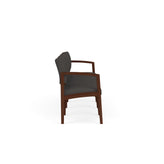 Lenox Wood Waiting Reception 4 Seat Tandem Seating Wood Frame No Center Arms