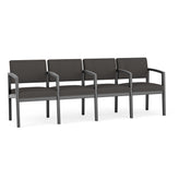 Lenox Wood Waiting Reception 4 Seat Tandem Seating Wood Frame