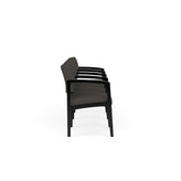 Lenox Wood Waiting Reception 4 Seat Tandem Seating Wood Frame