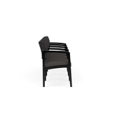 Lenox Wood Waiting Reception 4 Seat Tandem Seating Wood Frame