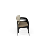 Lenox Wood Waiting Reception 4 Seat Tandem Seating Wood Frame