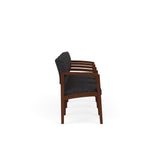 Lenox Wood Waiting Reception 4 Seat Tandem Seating Wood Frame