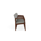 Lenox Wood Waiting Reception 4 Seat Tandem Seating Wood Frame