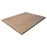Light Oak Pattern Powder Coated MDF Outdoor Table Tops