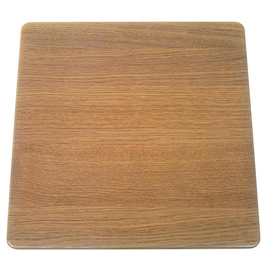 Light Oak Pattern Powder Coated MDF Outdoor Table Tops