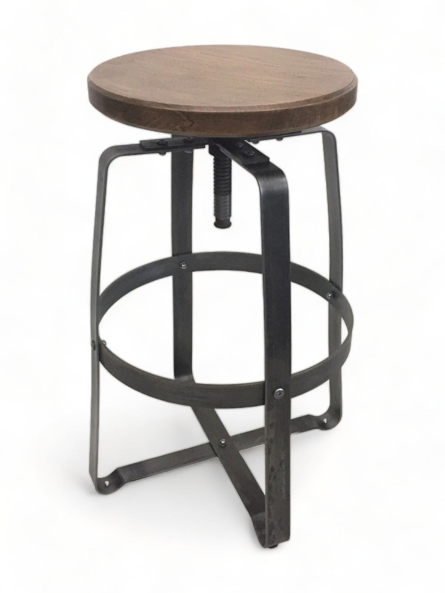 Adjustable Industrial Bar Stool