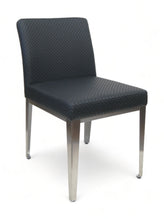 Upholstered Stainless Steel Chair