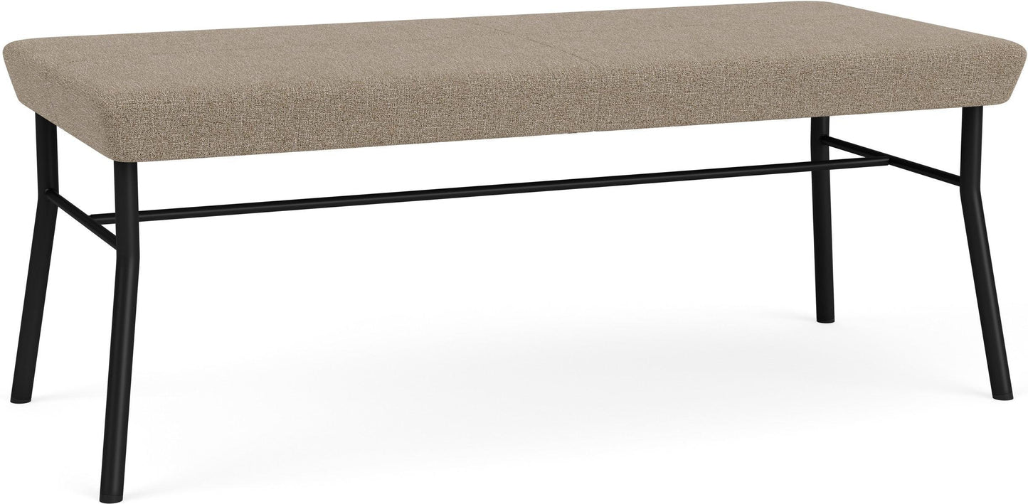 Mystic Lounge Reception 2 Seat Bench Metal Frame