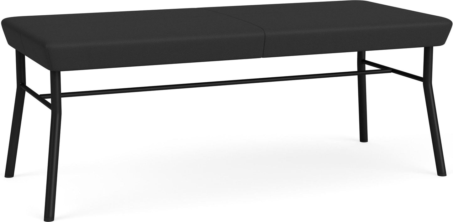 Mystic Lounge Reception 2 Seat Bench Metal Frame