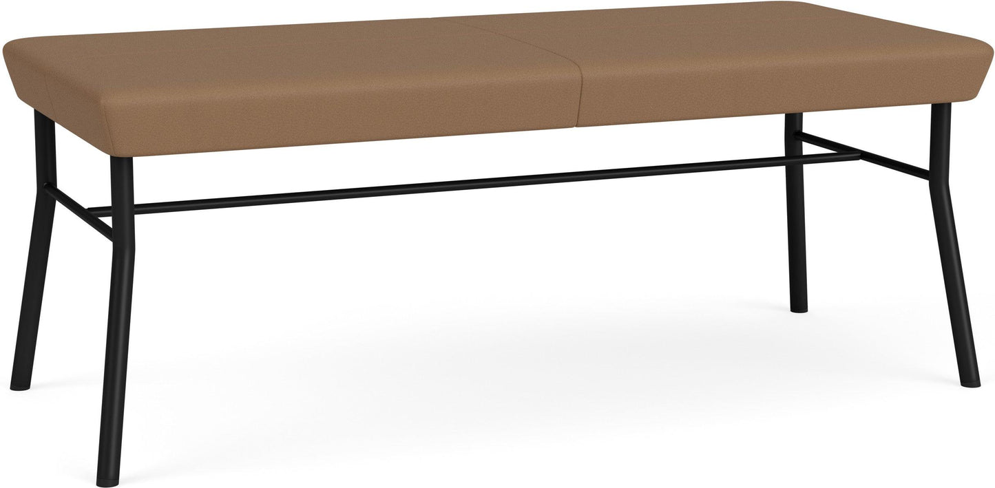 Mystic Lounge Reception 2 Seat Bench Metal Frame