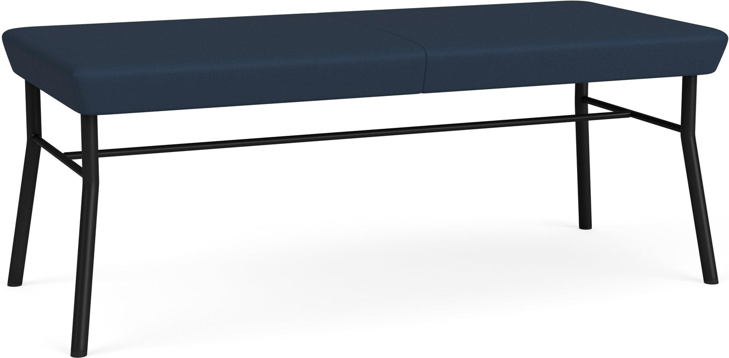 Mystic Lounge Reception 2 Seat Bench Metal Frame