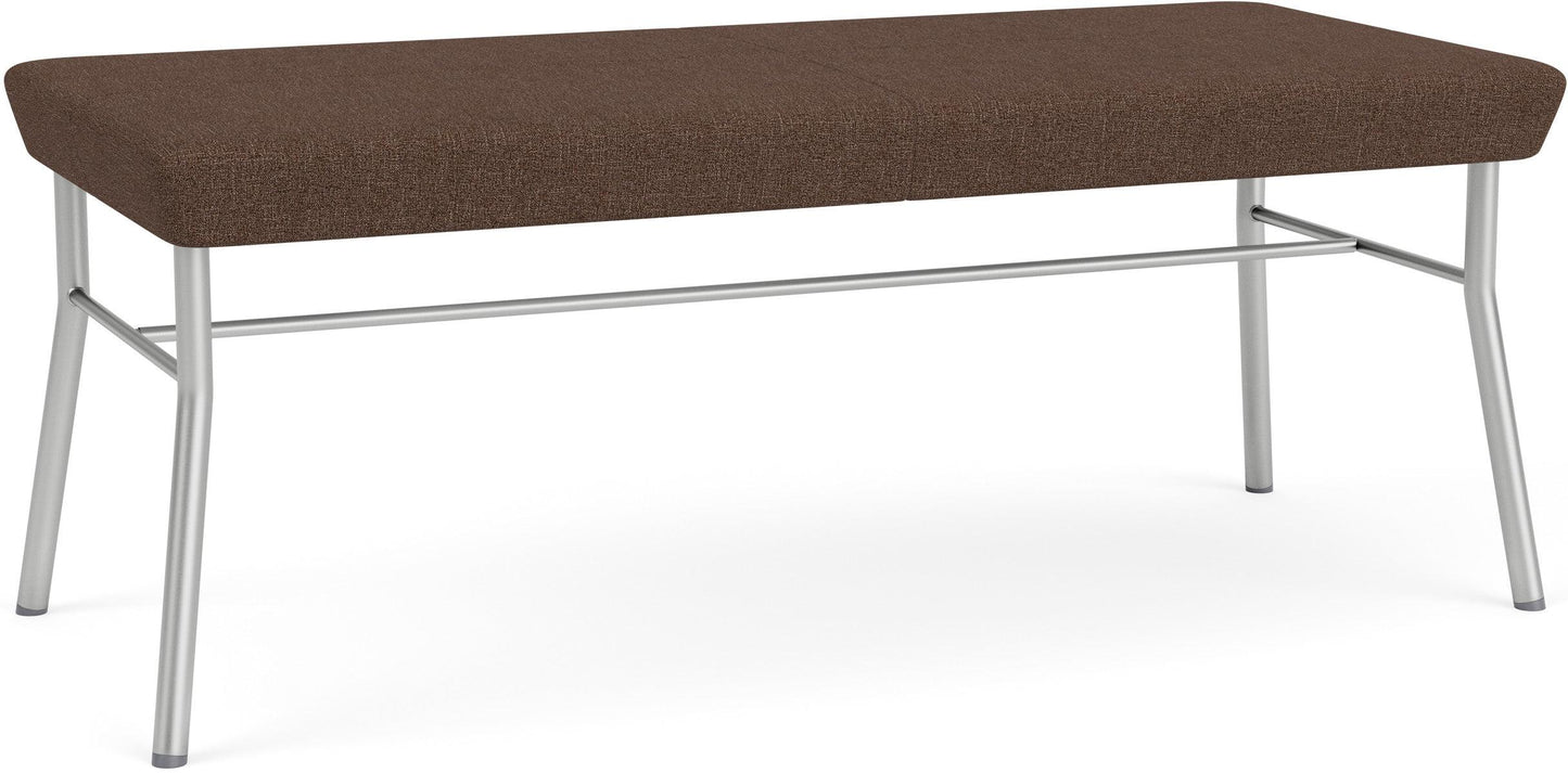 Mystic Lounge Reception 2 Seat Bench Metal Frame