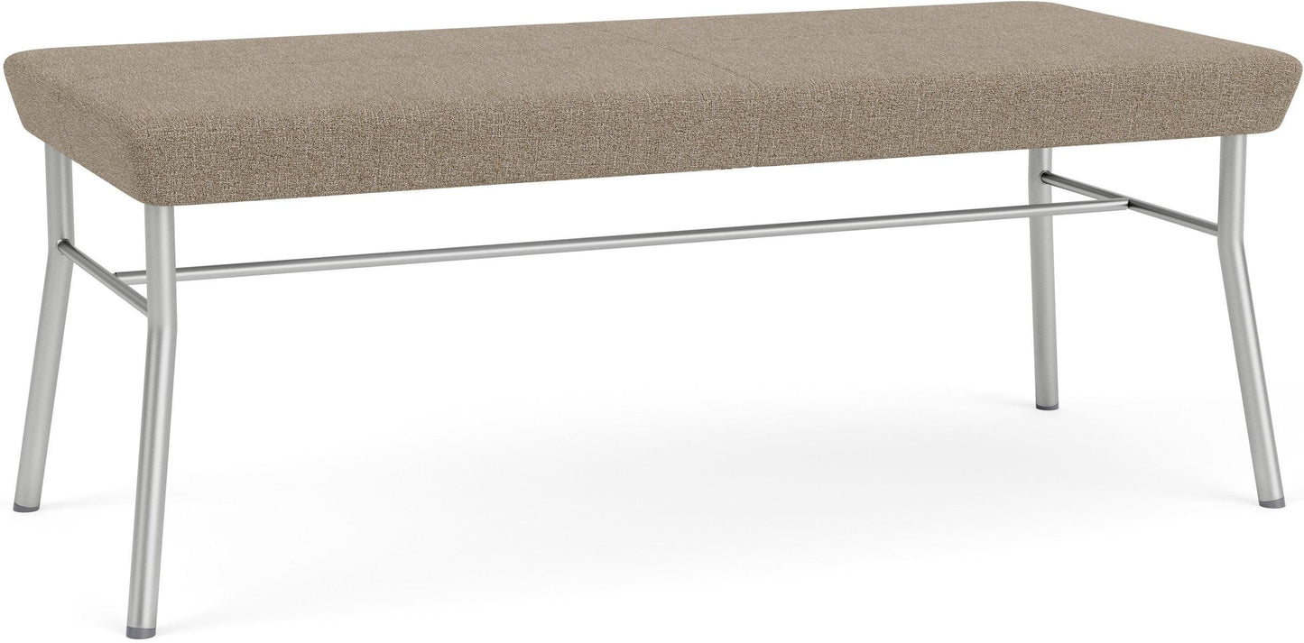 Mystic Lounge Reception 2 Seat Bench Metal Frame