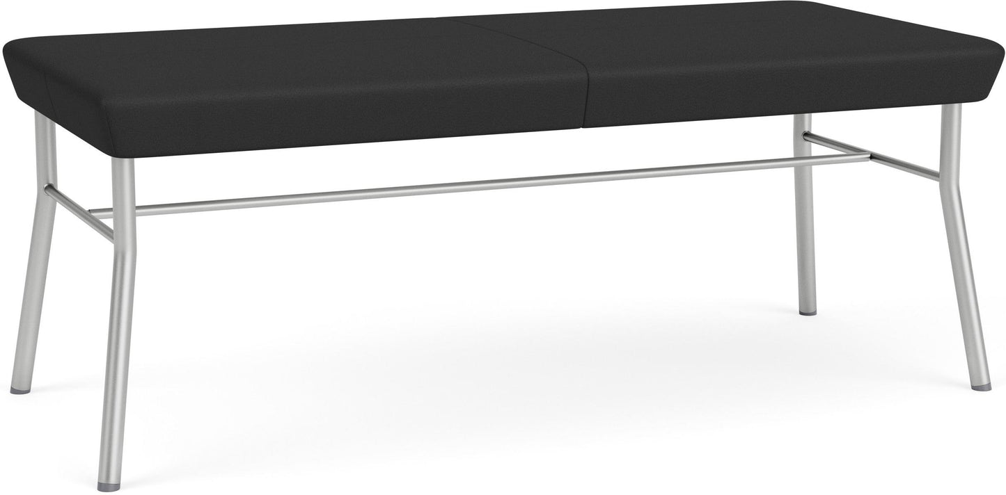 Mystic Lounge Reception 2 Seat Bench Metal Frame