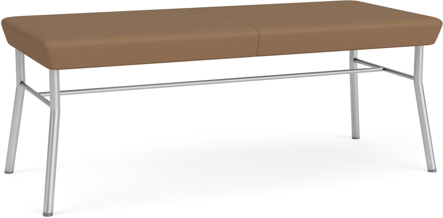 Mystic Lounge Reception 2 Seat Bench Metal Frame