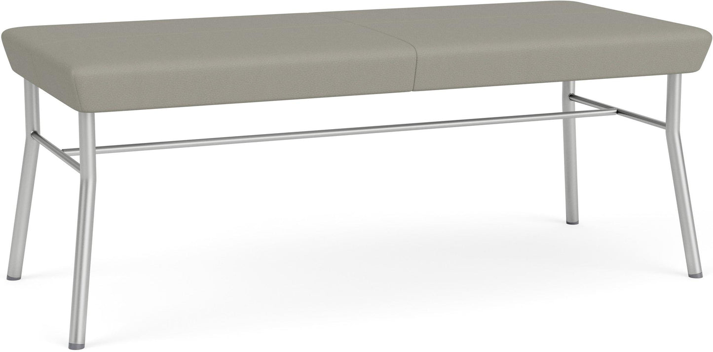 Mystic Lounge Reception 2 Seat Bench Metal Frame