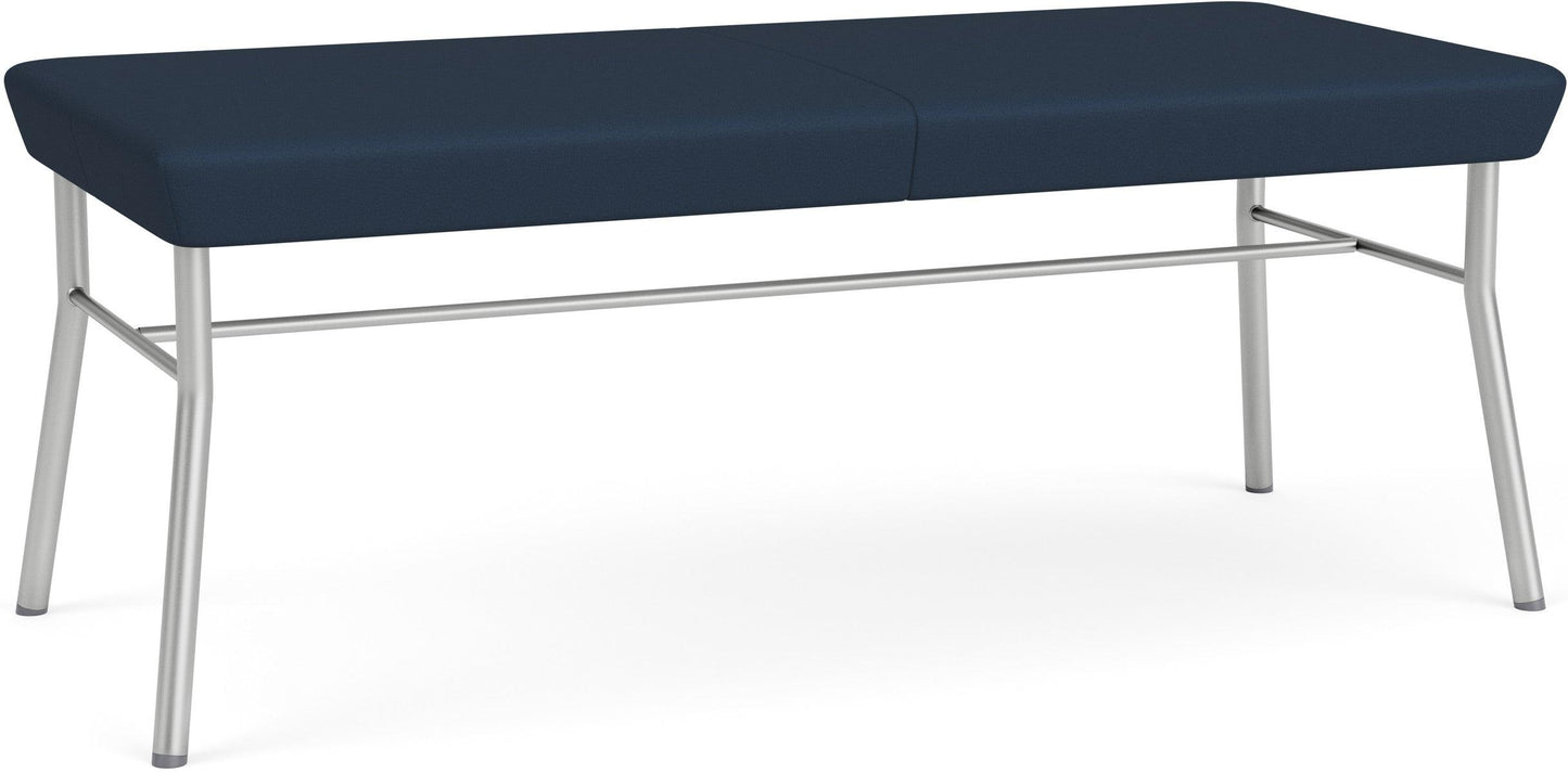 Mystic Lounge Reception 2 Seat Bench Metal Frame