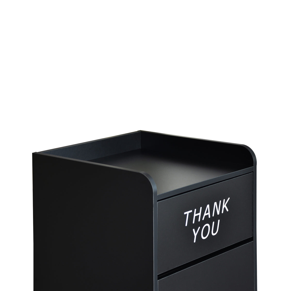 Sony Wood Tray Top Receptacle in Black