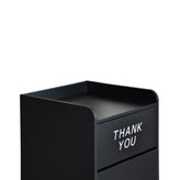 Sony Wood Tray Top Receptacle in Black