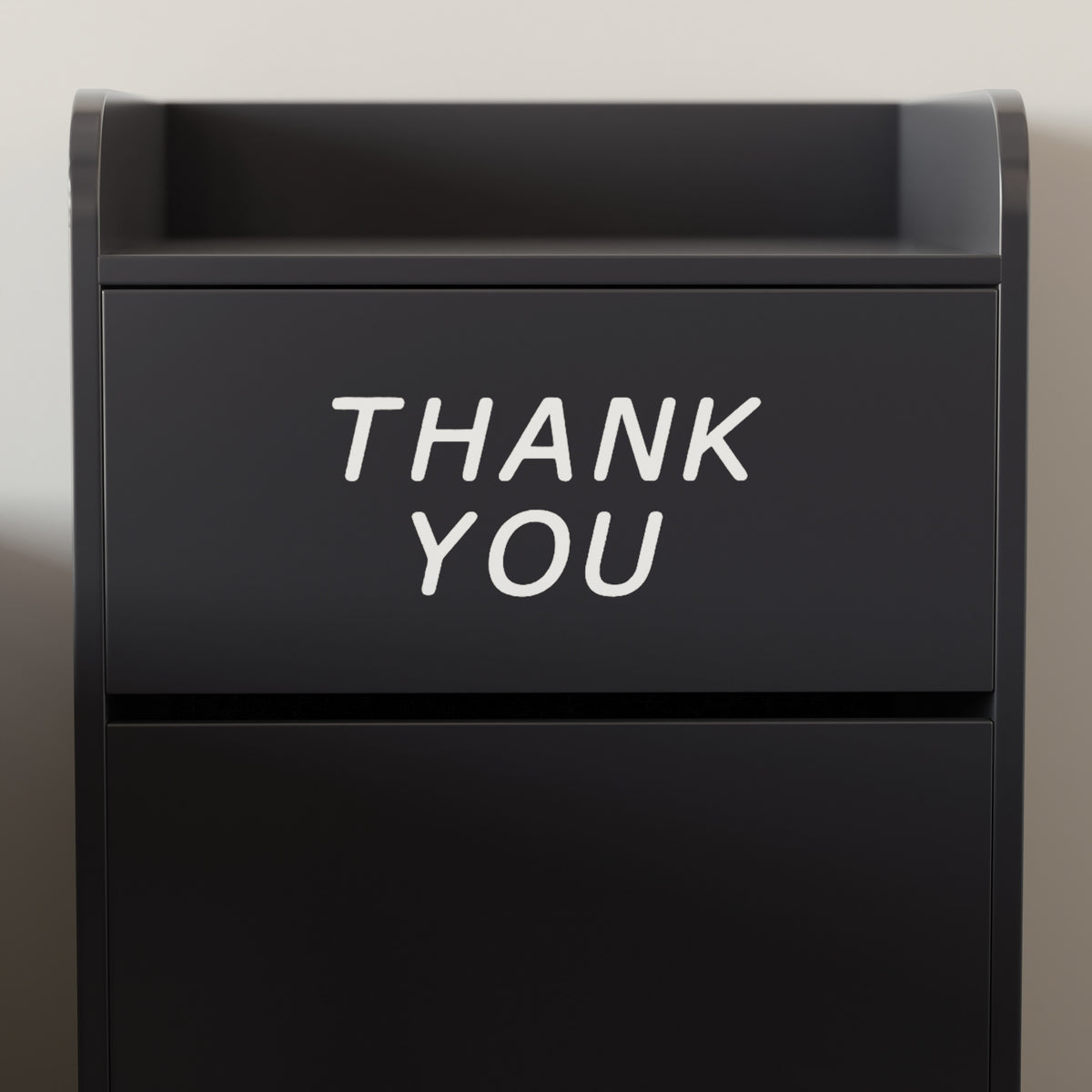 Sony Wood Tray Top Receptacle in Black