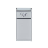 Sony Wood Tray Top Receptacle in Gray