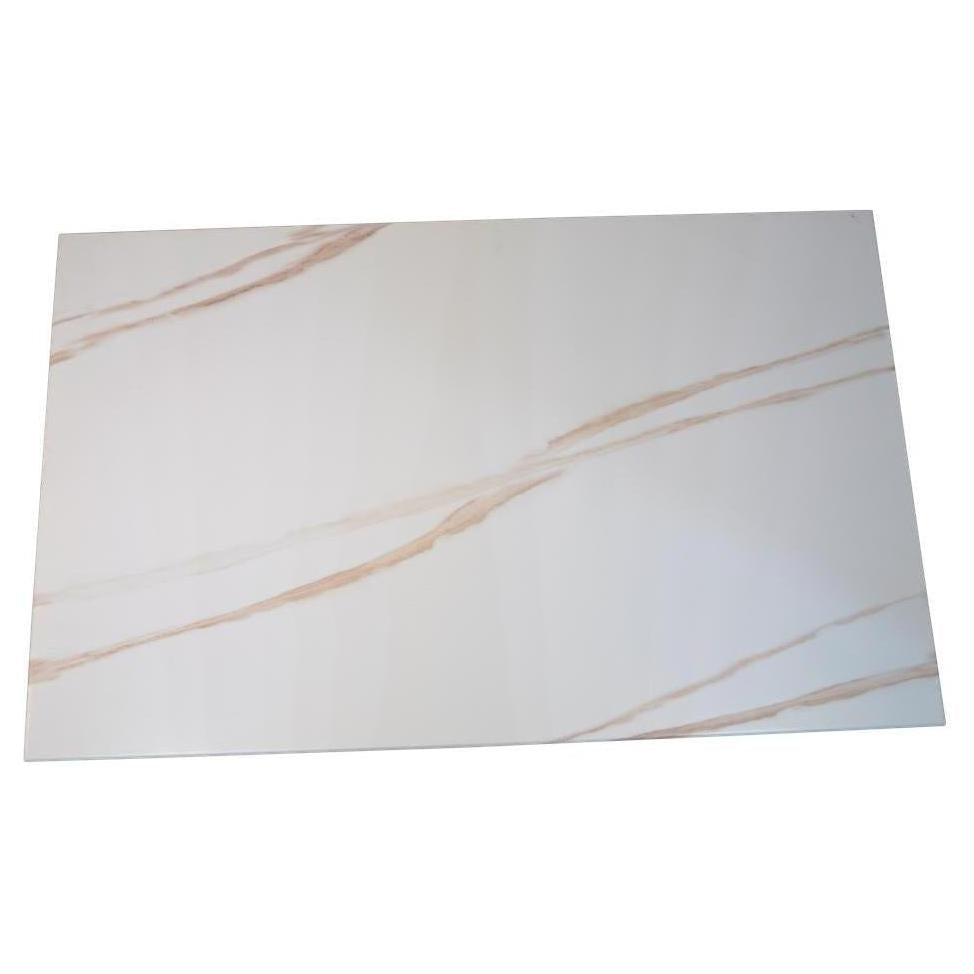 Mocha Vein Pattern Powder Coated MDF Outdoor Table Tops